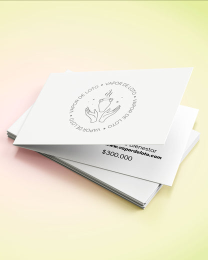Bono de regalo $300.000 - extractos y aceites naturales de Vapor de Loto