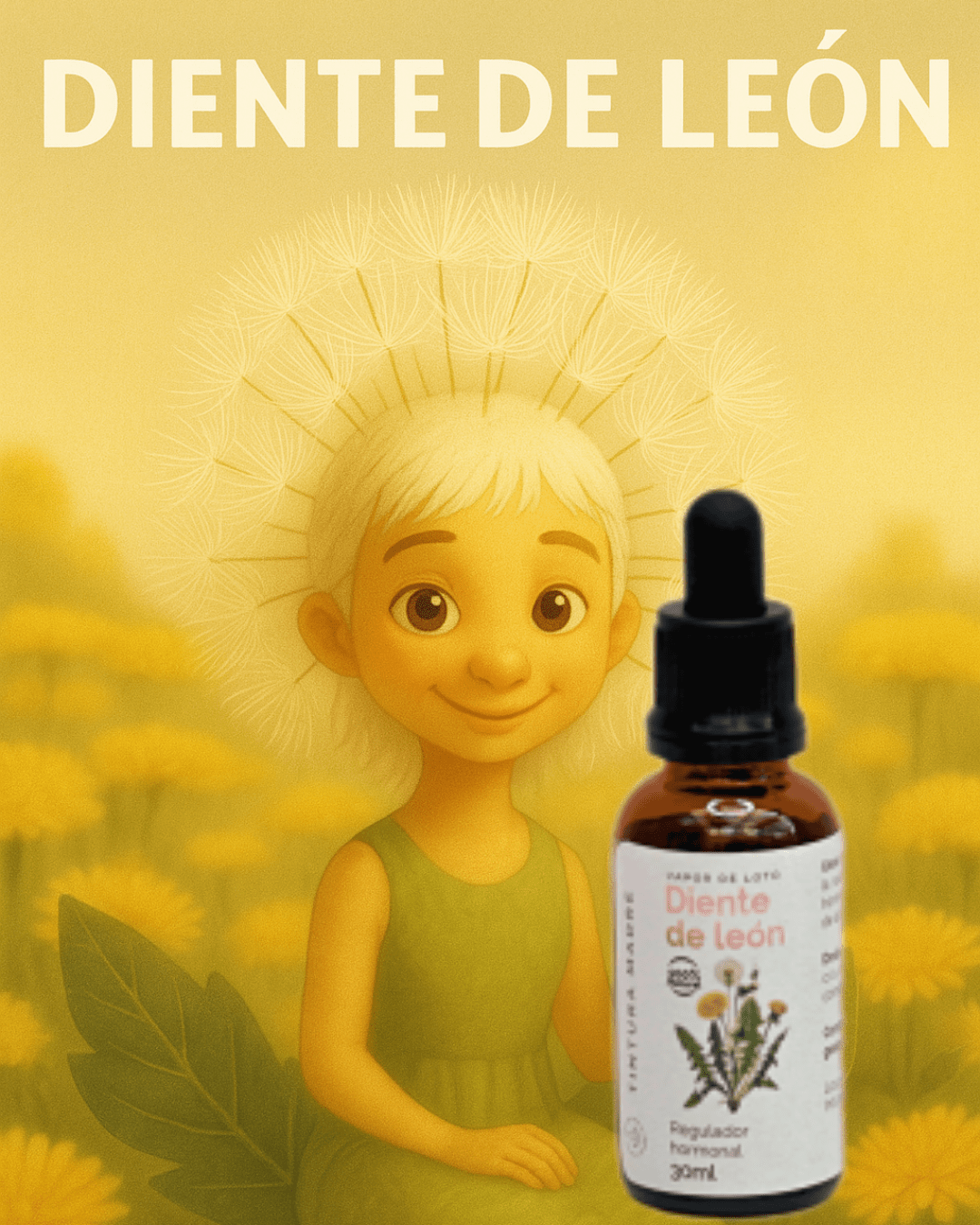 Extracto líquido de Diente de león - extractos y aceites naturales de Vapor de Loto