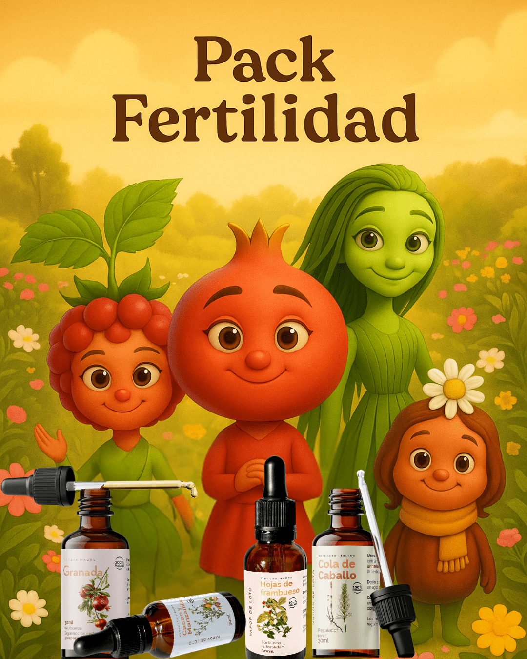 Pack de Fertilidad - extractos y aceites naturales de Vapor de Loto