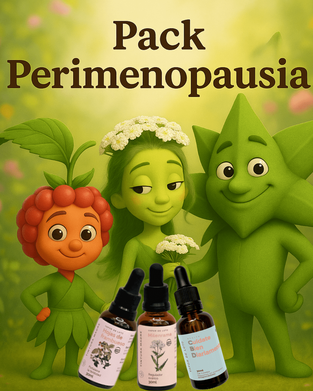 Pack Perimenopausia - extractos y aceites naturales de Vapor de Loto