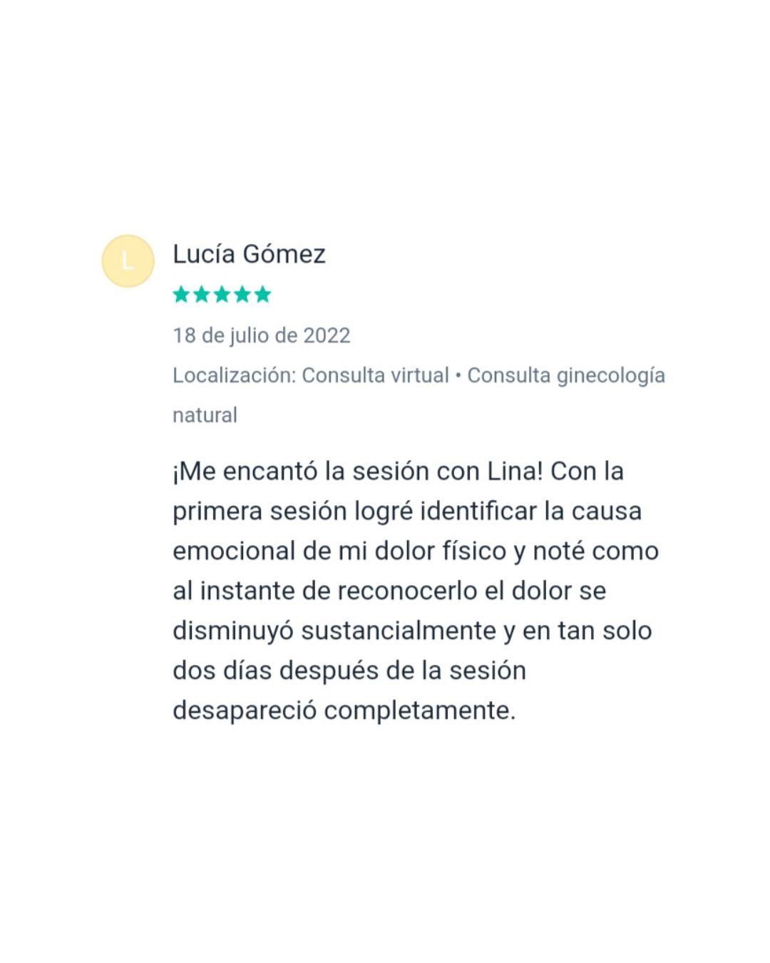 Sesión Ginecología natural integrativa - extractos y aceites naturales de Vapor de Loto