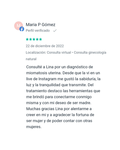 Sesión Ginecología natural integrativa - extractos y aceites naturales de Vapor de Loto