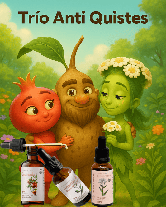 Trío Anti Quistes - extractos y aceites naturales de Vapor de Loto